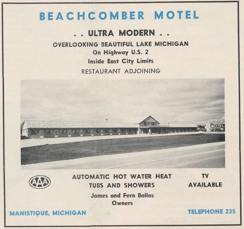 Beachcomber Motel - 1960S Print Ad (newer photo)